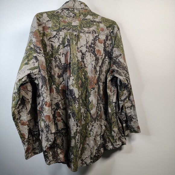 Yukon Gear Shirt Size XXL Natural Gear Camo Long Sleeve Button Down CFS-NG - Picture 6 of 10